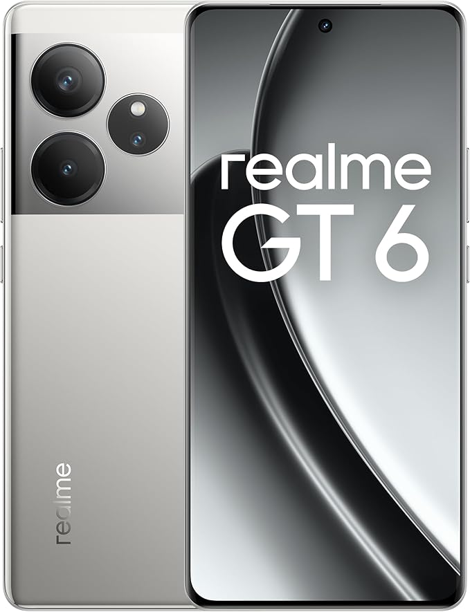 Realme GT6 Dual SIM 256 GB Plateado con 12 GB de RAM