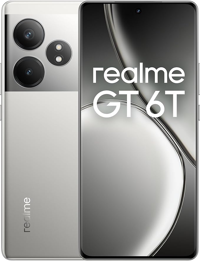 Realme GT6 Dual SIM 256 GB Plateado con 12 GB de RAM
