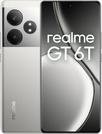 Realme GT6 Dual SIM 256 GB Plateado con 12 GB de RAM
